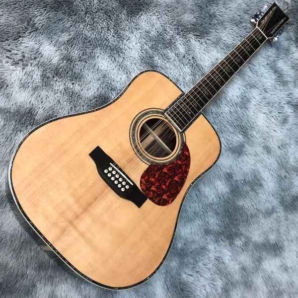 

41 "d barrel series 12 string finger playing acoustic guitar
