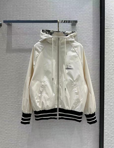 

women's jackets 2023 new spring summer hooded long sleeve jackets designer brand same style coats 0225-13, Black;brown