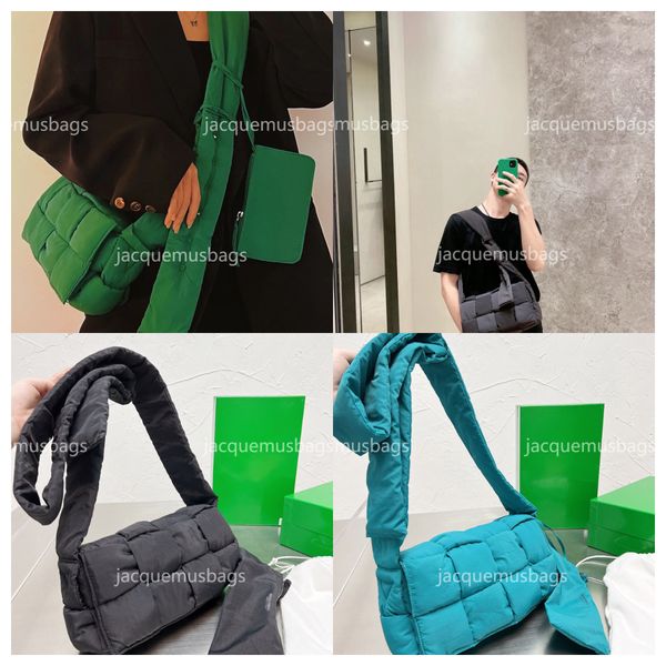 

padded tech cassette belt bag designer waist bag men's high-capacity casual handbag shoulder bag luxury nylon lining body bag men'