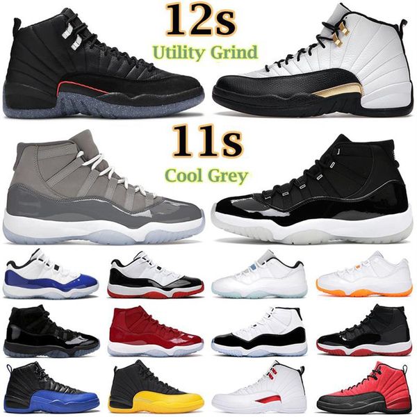 

basketball shoes men women 12s 12 royalty utility grind reverse flu game 11s jubilee 25th anniversary cool grey mens sports sneake238i