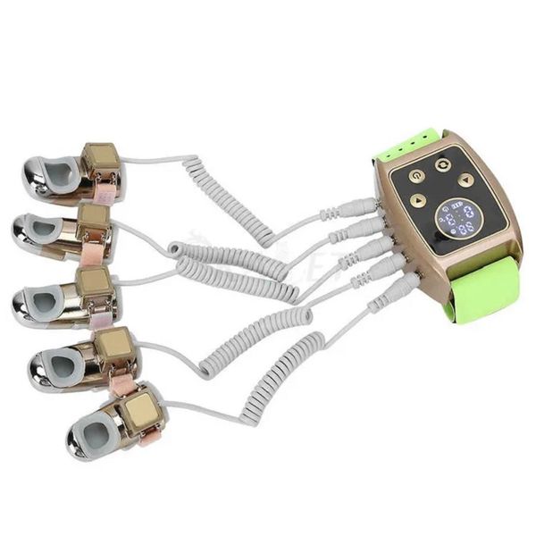 

body massager microcurrent golden finger rf ems beauty machine