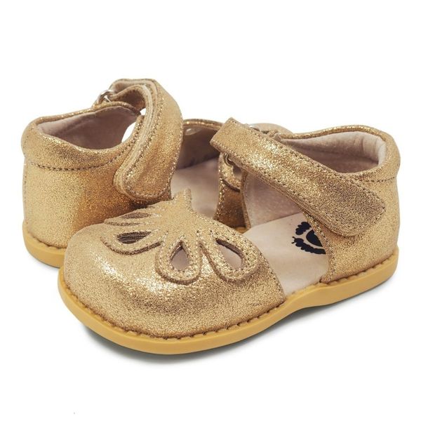 

sandals livie luca factory petal kids leather shoes for girls flower casual children low heel golden and silver 230224, Black;red