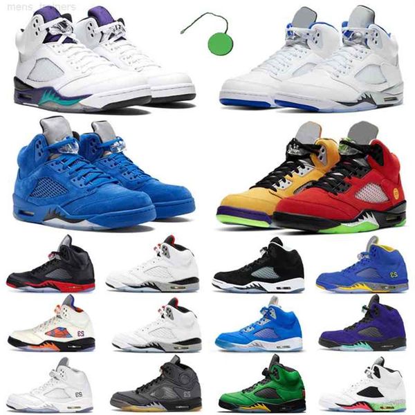 

raging bull 5s jumpman men basketball shoes 5 bred alternate bel grape bluebird fire red hyper royal mens womens trainers301s