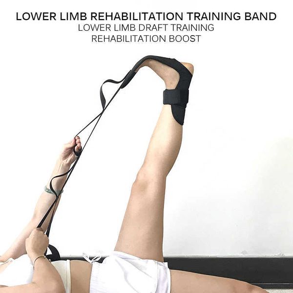 

yoga stripes yoga flexibility stretching leg stretcher strap for ballet cheer dance gymnastics trainer yoga flexibility leg stretch belt j02