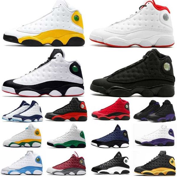 

2023 new jumpman 13 13s basketball shoes retro red flint starfish obsidian gold glitte lucky green black court purple men women sports train