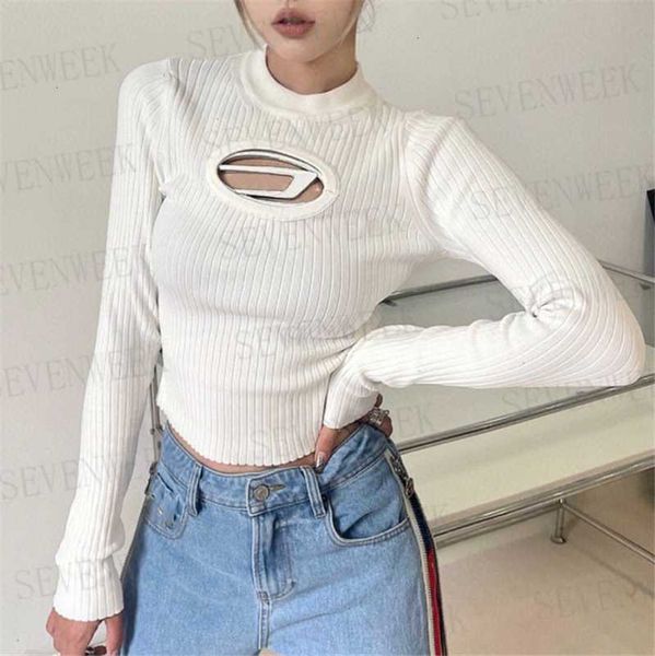 

hollow long sleeve knits shirts sweaters for women designer letter knitting pullover fashion casual u3nzs2wps2wp, White;black