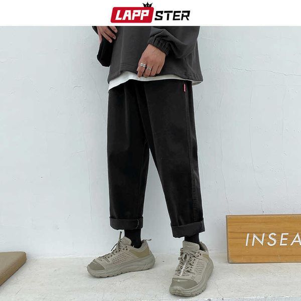 

men's pants lappster men japanese streetwear black harem pants 2022 mens vintage baggy joggers pants male korean fashion casual trouser