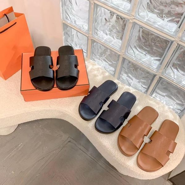

men new style slippers summer beach shoe sandals fashion classic leisure comfort flat bottom slipper luxury designer brand pure color wearpr, Black