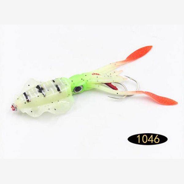 

15cm 60g glow fishing soft squid lure ocs sea fishing wobbler bait squid jigs fishing lures