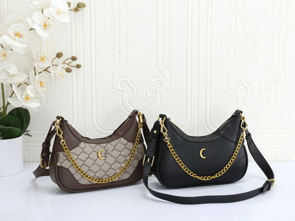 

aphrodite small shoulder bag chain wallet women half moon underarm designer crossbody leather ophidia handbag lady messenger totes purse hob