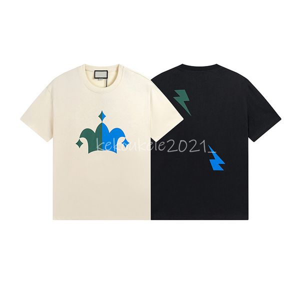 

summer mens t shirt letter print cotton round neck short sleeve black apricot fashion men women tees, White;black