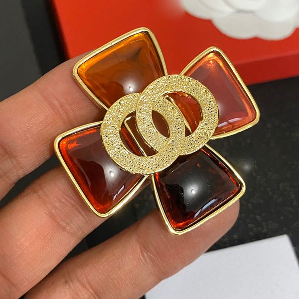

2023 designer brooch large gem c brooches designer jewelry, Gray