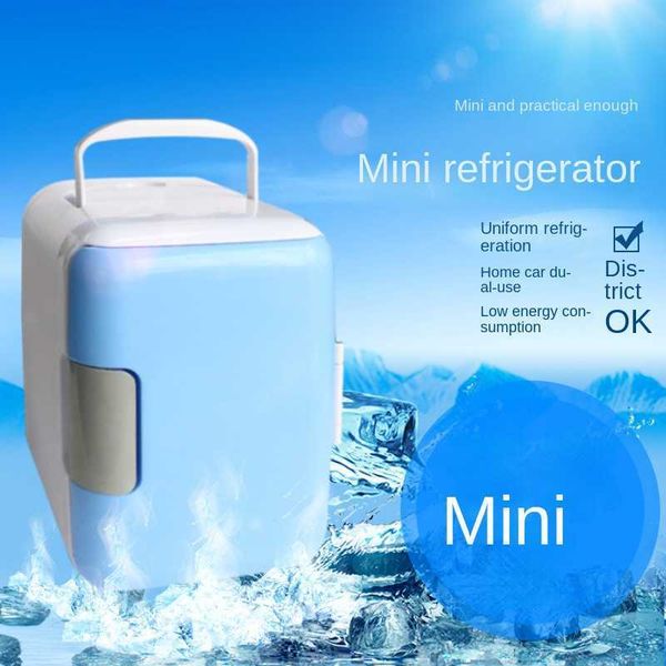 

mini 4l 12v car home dual-use refrigeration small refrigerator r230225