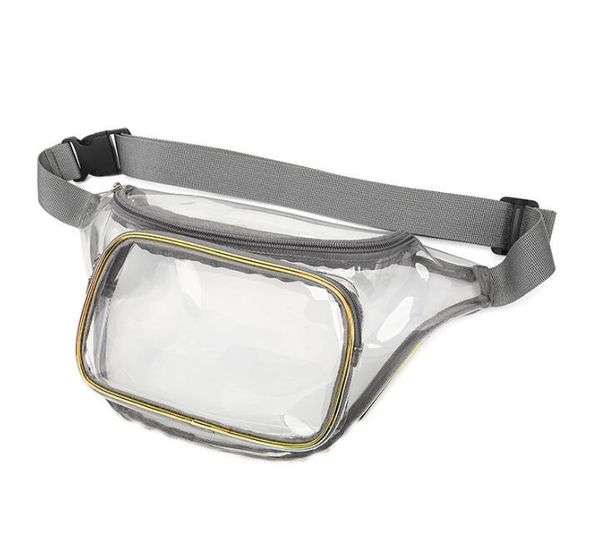 

5pcs waist bags women pvc laser multifunctional clear sport travel fanny packs