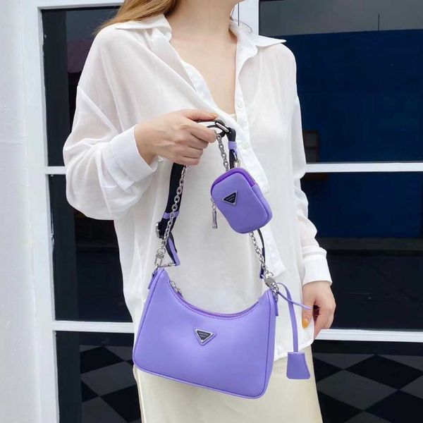 

2023 new shoulder bag 6542 three in one cowhide lady armpit baghigh