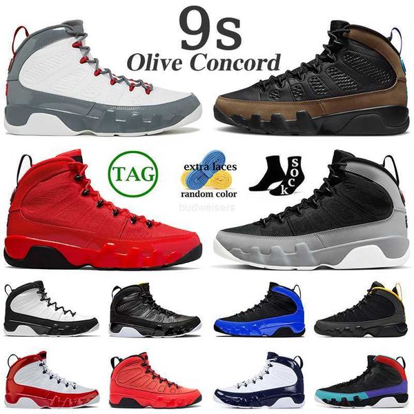 

jumpman 9 retro 9s men basketball shoes fire red olive concord particle grey chile red racer blue unc bred anthracite mens trainers outdoor
