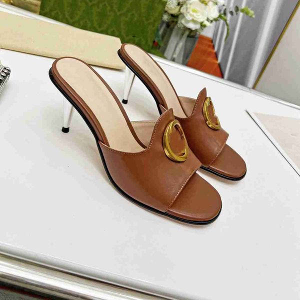 

stiletto heels sandals luxurys designers fashion heel women shoes dress shoe summer ladies slipers g1a ggs''gg, Black