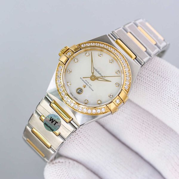 

wristwatches luxury custom bling iced out watches white gold plated moiss anite diamond watchess 5a replication mechanical i8cq, Slivery;golden