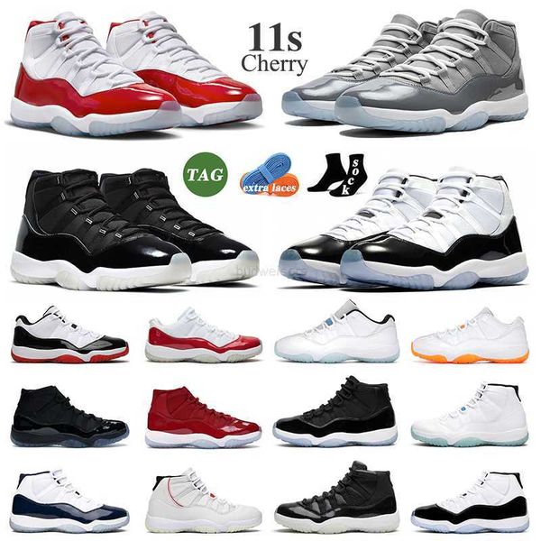 

11 11s low men women basketball shoes cool greys cherry unc bright citrus gamma legend blue bred concord space jam mens jubilee metallic
