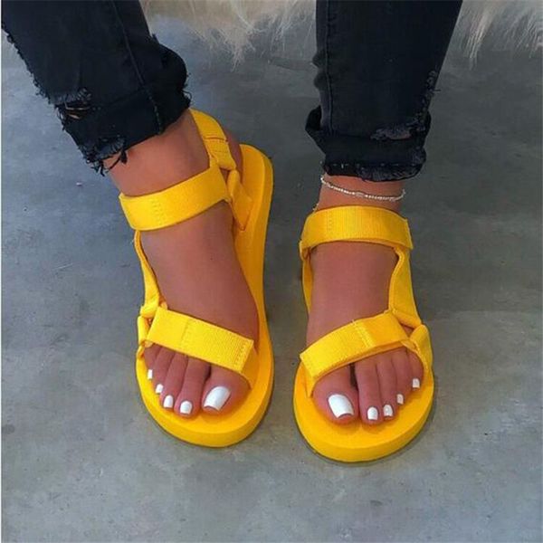 

sandals women summer soft slip sandals woman buckle strap foam sole durable sandals ladies outdoor casual beach shoes 230225, Black