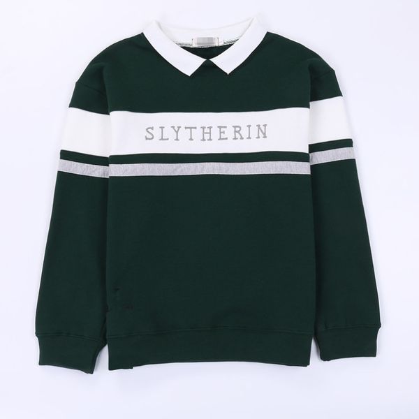 

womens hoodies sweatshirts school stripe uniform harris embroidery cartoon men female sweatshirt woman tracksuit velvet 230224, Black