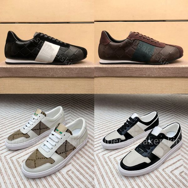 

men vintage running shoes classic sneaker designer shoes white stripe splicing canvas sneakers mens trainers size 38-45