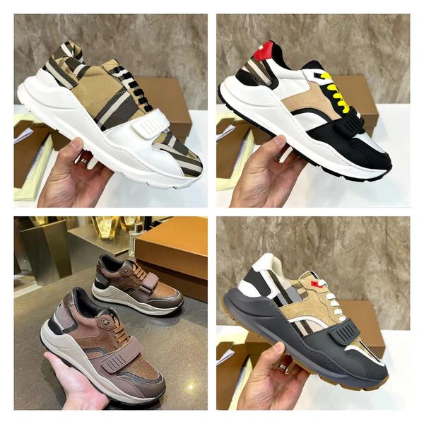 

designer sneakers striped vintage shoe sneaker men women platform shoes season shades flats casual shoes trainers brand classic fashion, Black