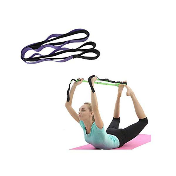 

yoga stripes yoga belts flexibility stretching leg stretcher strap for ballet cheer dance gymnastic trainer yoga flexibility leg stretch ban