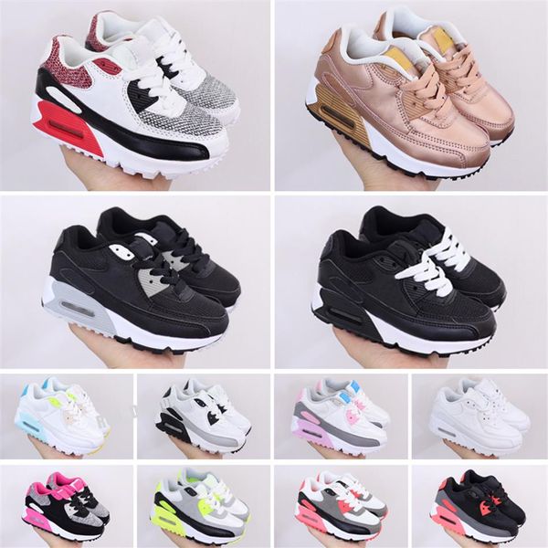 

kids sneakers presto 90 shoe children sports chaussures pour enfants trainers infant girls boys running shoes size 24-35237q, Black