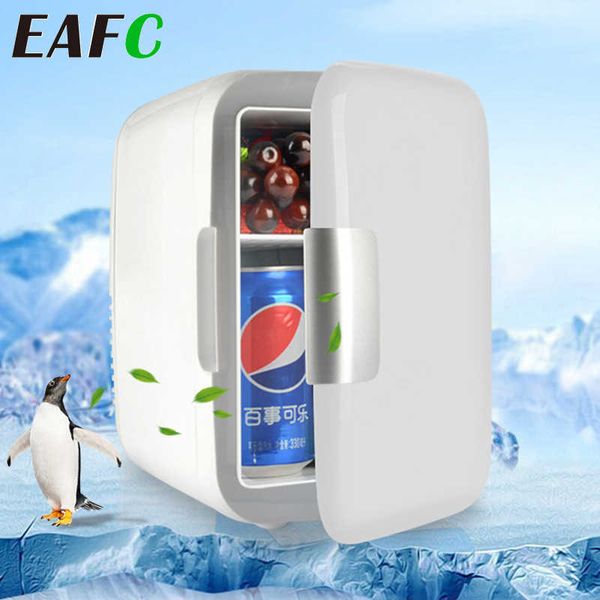 

4l mini refrigerator portable makeup er cooler warmer 12v/220v for home travel car fridge r230225