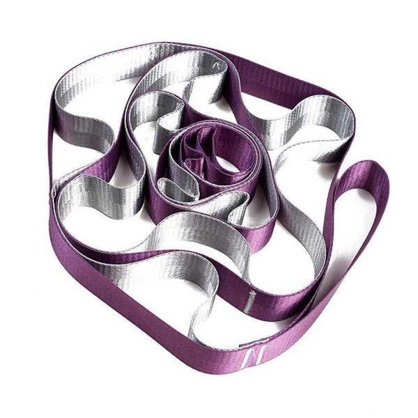 

yoga stripes physical therapy 10 loops nonelastic stretch bands stretching strap yoga strap for gymnastics home workout exercise j230225