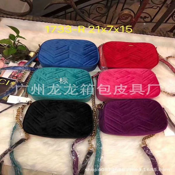

luxury fashion bag new classic women's leisure simple plush small square single shoulder messenger 1733high