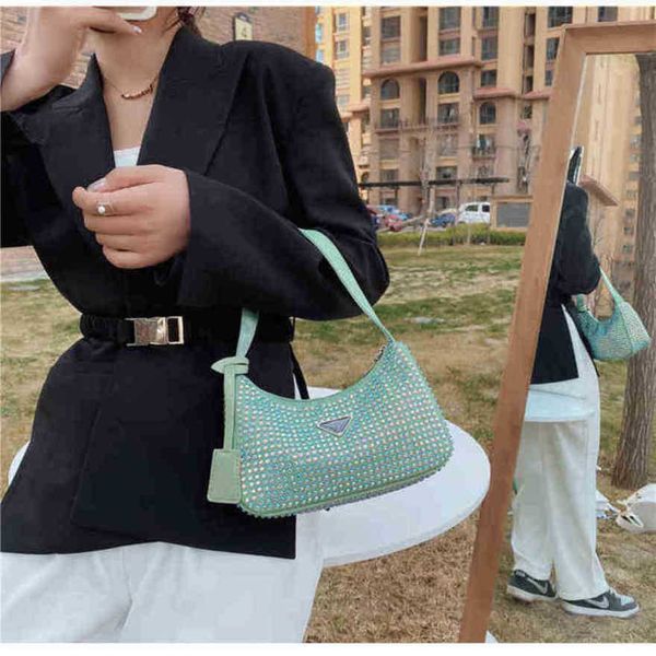 

luxury fashion bag summer female foreign style small in rhinestone single underarm diagonalhigh