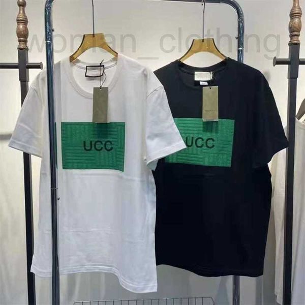 

designer designer brand women's t shirts plus size tees summer couples short sleeves 3d printed embroidery casual loose round neck -6x, White;black