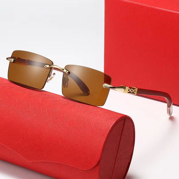 

designer sunglass mens sunglasses for woman lunette c decoration wire frame sunglasses rimless uv400 carved men carti glasses sunglasses des, White;black