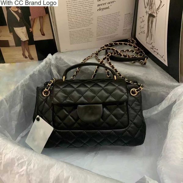 

cc cross body genuine leather brand bag comes with gift box chain handbag women luxurys fashion designers bags female clutch classic 8a qual