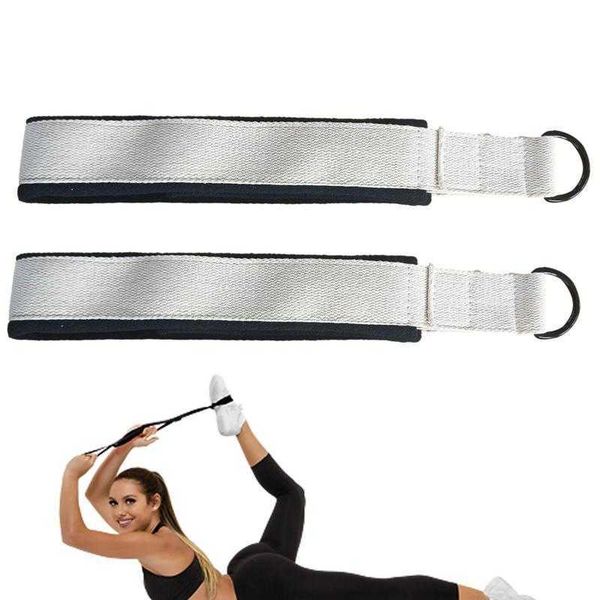 

yoga stripes 2pcs pilates straps slip resistant straps tretching flexible yoga stretch straps gym workout training tools j230225