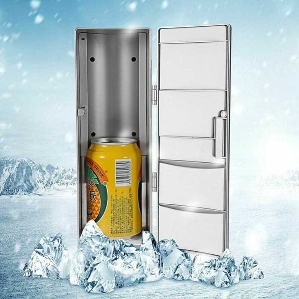 

mini car refrigerator usb fridge cooler warmer er portable beverage travel r230225