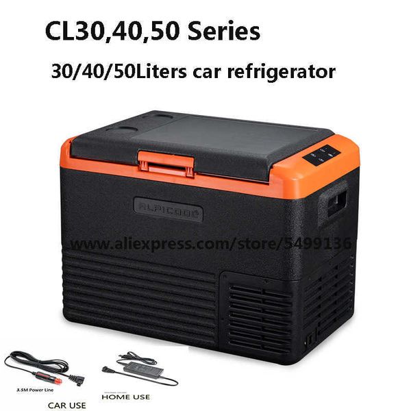 

cl30/40/50 alpicool auto car refrigerator 12v compressor portable er fridge quick refrigeration travel outdoor picnic cool r230225