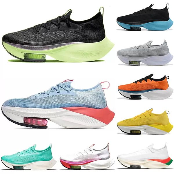

2023 vaporfly next mens running shoes valerian grey yellow ekiden be true volt men zapatos jogging awesome sports trainers walking sneakers, Black
