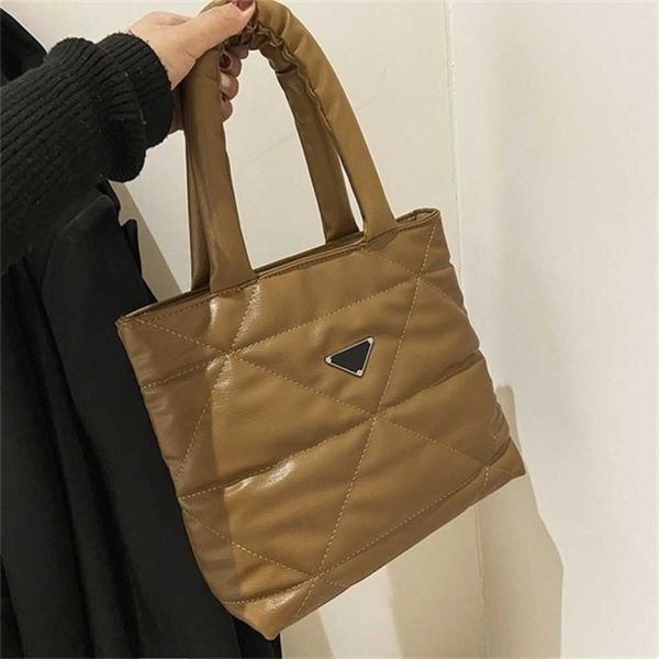 

70% 2023 luxury tote carrying foreign style solid color soft leather simple onehigh quality