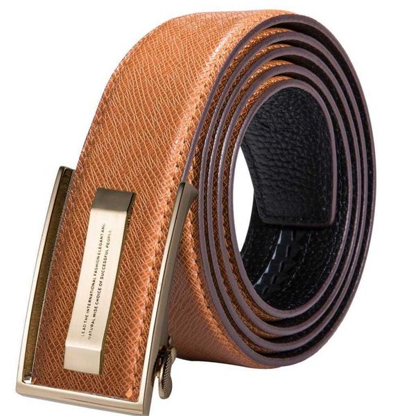

belts hi-tie men's orange brown belt for jeans new yellow green blue leather jeans belts fashion cowboy genuine leather belt strap l230, Black;brown