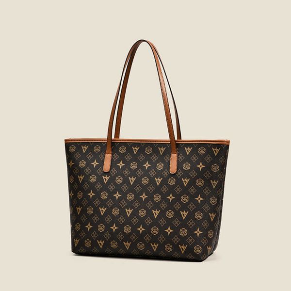 

luxury fashion bag handbag women's autumn and new large capacity shoulder versatile simple print tote baghigh