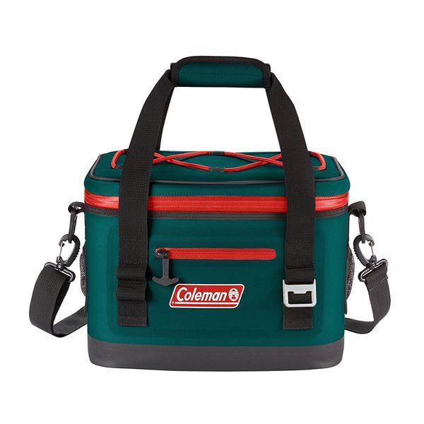 

coleman 16 can high performance leak proof soft cooler bag evergreen compass