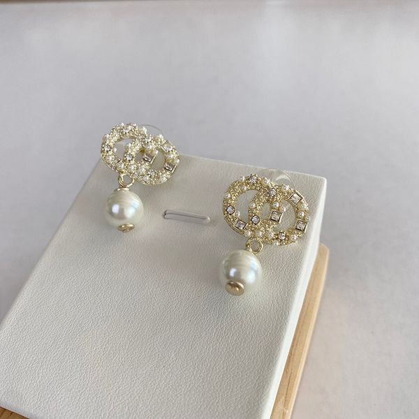 

double pearl earrings channel stud earrings diamond peangle earrings not fade 19 styles wedding jewelry for womens teardrop pearl earrings, Golden;silver