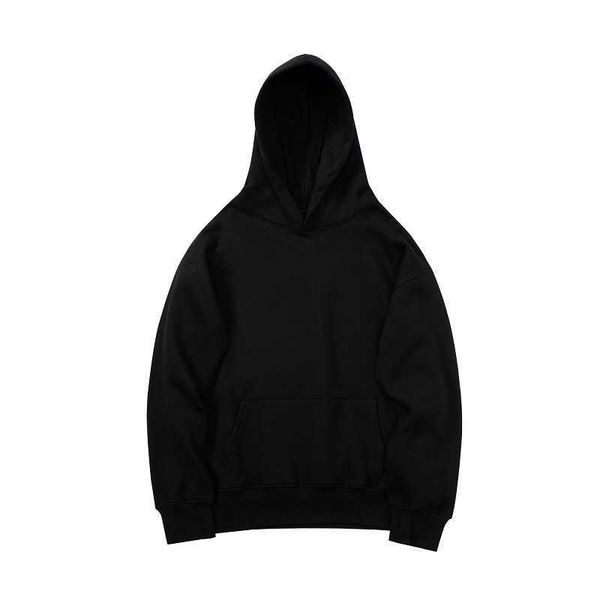 

men's sweater hoodie oversize silhouette fall shoulder camel pullover v2ba, Black