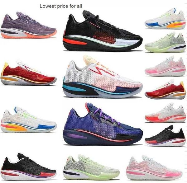 

2023 latest zoom g.t. cut mens basketball shoes low sneakers gt black crimson grinch laser blue university pink breast cancer void yellow