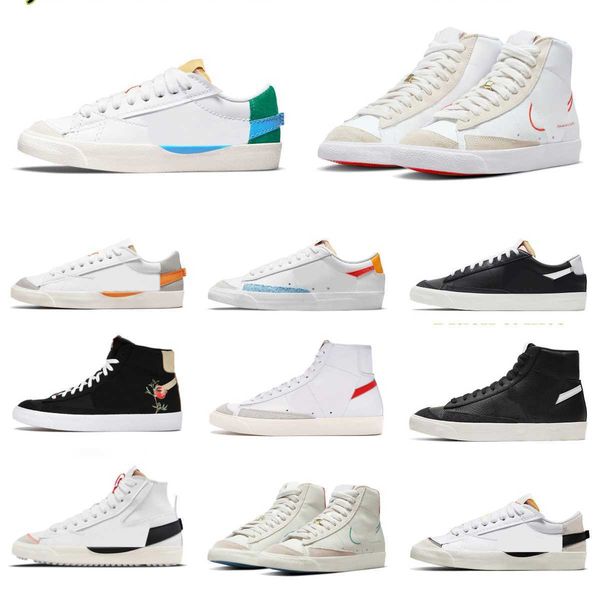 

shoes running blazer mid 77 jumbo casual mens women green summit arctic punch sail gum blazers og black white red indigo pine trainers desig