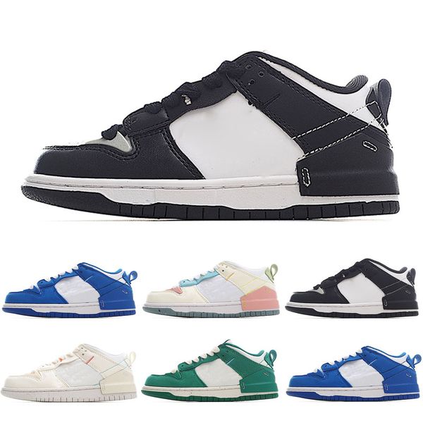 

sb kids running shoes sneakers boys andf girls designer platform child sports children chaussures teenage thick, Black