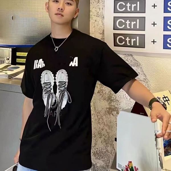 

23ss mens t shirt city limited letters black purple white pink yellow red women with the same casual all-match loose t-shirt trend s-4xl.pdd, White;black